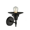 thumbnail image 3 of 447-1W-BK-M6-BK Innovations Lighting Railroad - 1 Light Wall Sconce-7.25 Inches Tall and 8 Inches Wide-Matte Black Finish-Matte Black Shade Color, 3 of 3