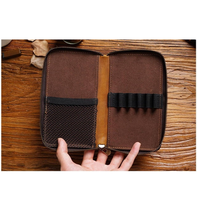 Estuche de bolígrafo portátil multifuncional para pinceles de maquillaje Herramientas de manicura Colegio Yinane porta brochas de maquillaje