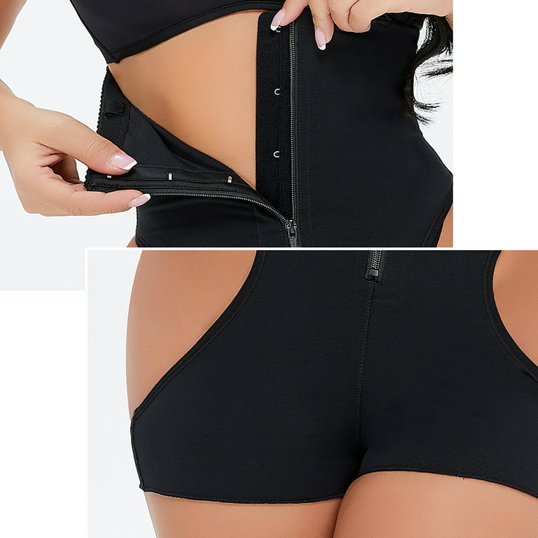 Colombian Women's Pants Buttocks Lifter Women Body Shaper Buttlifter Skims  Underwear Bbl Shapewear Tummy Flattener Short size L Color Black