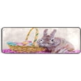 thumbnail image 5 of Dreamtimes Easter Bunny Hallway Runner Rug 2'x6' Kitchen Rug with Rubber Backing Colorful Eggs Watercolor Non Slip Entryway Rug Runner Washable Soft Area Rug for Hallway Bedroom Kitchen Decor, 5 of 6