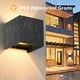 thumbnail image 2 of Luces de pared LED Interior, Luz de pared arriba abajo regulable para dormitorio brillar Hogar, 2 of 5
