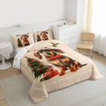 thumbnail image 3 of Homewish Pet Dachshund Lover Full Size Comforter Sets,Merry Christmas Bedding Comforter Set,Chic Xmas Tree Bedding Sets For Girls Boys,Breathable Bedroom Decor Reversible,3 Pieces, 3 of 8