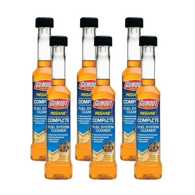 Gumout 510014 Regane Complete Fuel System Cleaner, 6 oz. (Pack of 6)