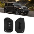 thumbnail image 1 of Car Key Silicone Cover, Silicone Car Key Protective Black Car Key Cover, 2 Buttons for Men Car   JL 2018+ Key, 1 of 8