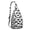 Black, variant on Tropical Marine Life Shoulder Bag - Colorful Shark & Coral Reef Pattern (Breathable & Lightweight)