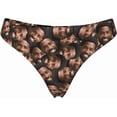 thumbnail image 5 of Custom Thongs for Women with Face Personalized Thong Womens Funny Underwear Design Faces Custom Underwear for Gift, 5 of 10