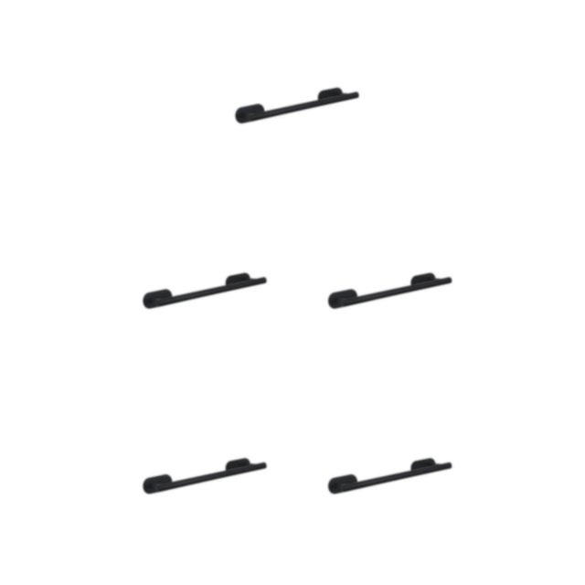 Kearding Toallero autoadhesivo - Fácil instalación Construcción robusta Amplios usos Garantiza una excelente adherencia Toalla de baño negro Type2 NO2