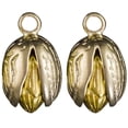 thumbnail image 1 of Creative Pistachio Shape Keychain Pendant Made of Copper for Decoration Coffee Color 2 Pcs, 1 of 9