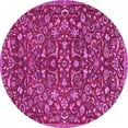 thumbnail image 1 of Ahgly Company Indoor Round Persian Pink Traditional Area Rugs, 6' Round, 1 of 4