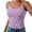 02_Light Purple, variant on HNMKIU Women's Spaghetti Strap U Neck Ribbed Camisole Slim Fitted Basic Sleeveless Layering Shirts Womens Tank Tops 01_Brick Red,L