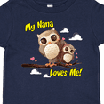thumbnail image 4 of Inktastic My Nana Loves Me Owl Boys or Girls Toddler T-Shirt, 4 of 5