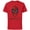 Red, variant on Deadpool Melting - Short Sleeve Cotton T-Shirt for Adults - Customized-Red