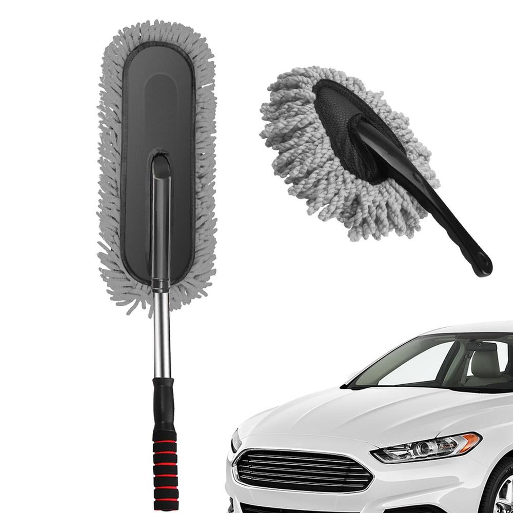 Tohuu Car Duster Retractable Microfiber Car Interior Exterior Scratch Free  Cleaning Set Household Cleaning Tools for Car Home Computer Car Accessories  brightly 