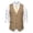 Khaki, variant on Men Daily Work Waistcoat Herringbone Vests Suit Business Tweed High Collar Waistcoats Slim Fits Tank Top