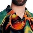 thumbnail image 5 of Retro Dog Men's Short Sleeve Casual Printed Button Down Beach Shirts Hawaiian Style Unisex Summer Shirt, 5 of 6