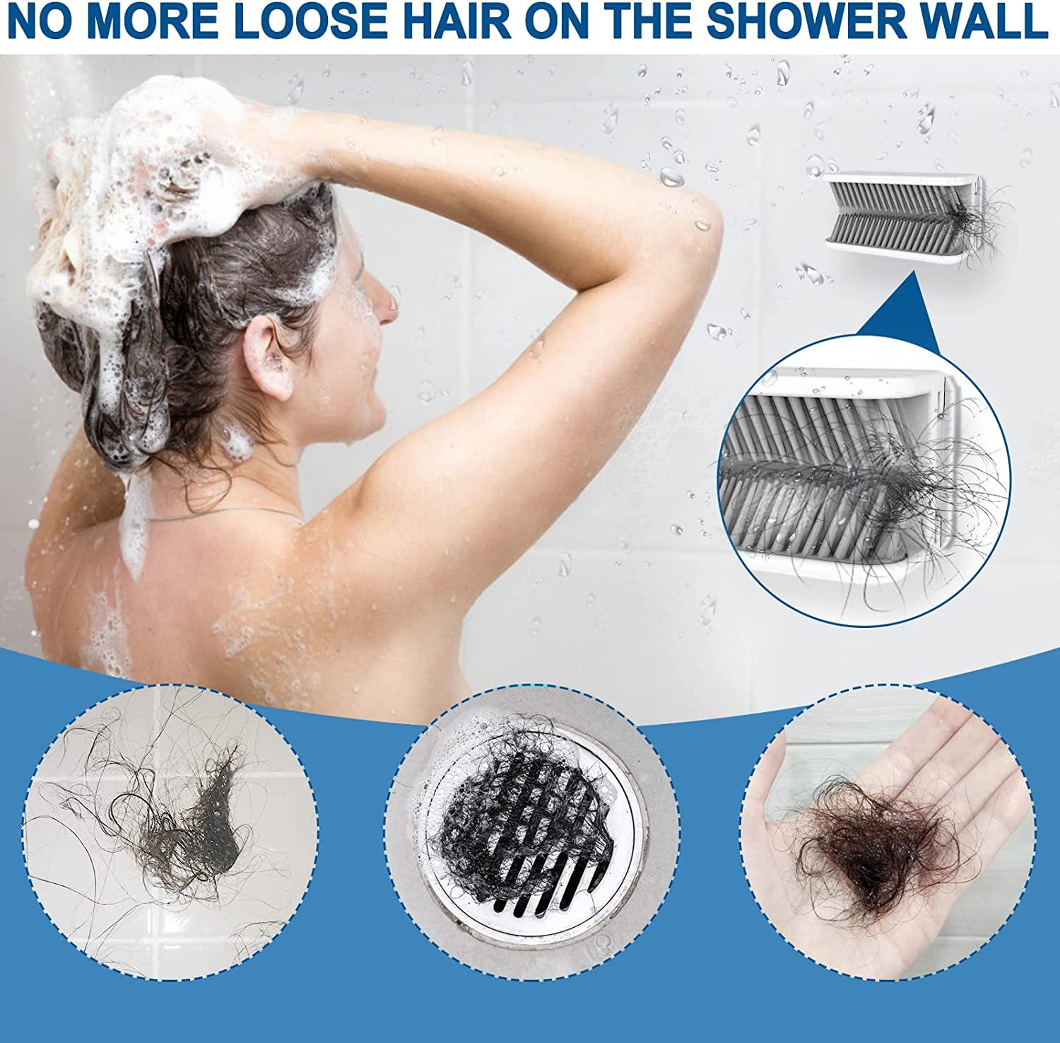 This TikTok-Famous Hair Catcher Will Keep Your Shower Walls Pristine