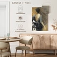 thumbnail image 5 of Elephant Stock Opening Night I Wall Art - Vertical Canvas Wall Art - Living Room Wall Decor - People Canvas - Brown And Black Decor By Albena Hristova - 24" x 36", 5 of 8