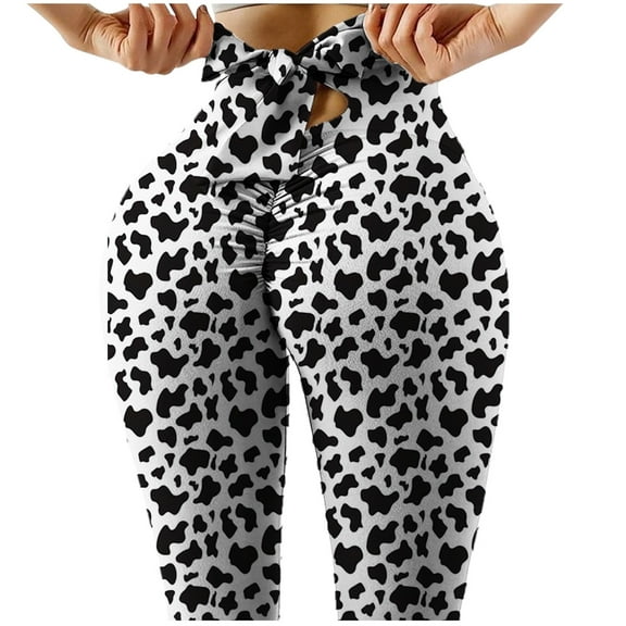 YDOJG Women Printing High Waist Stretch Strethcy Fitness Leggings Yoga Pants Womens Activewear