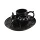 thumbnail image 5 of Palo Soporte Incienso Incienso Multipropósito Incienso Multipropósito Stick Sporter Smudge Bowl para sala de estar Decoración del hogar Negro, 5 of 8
