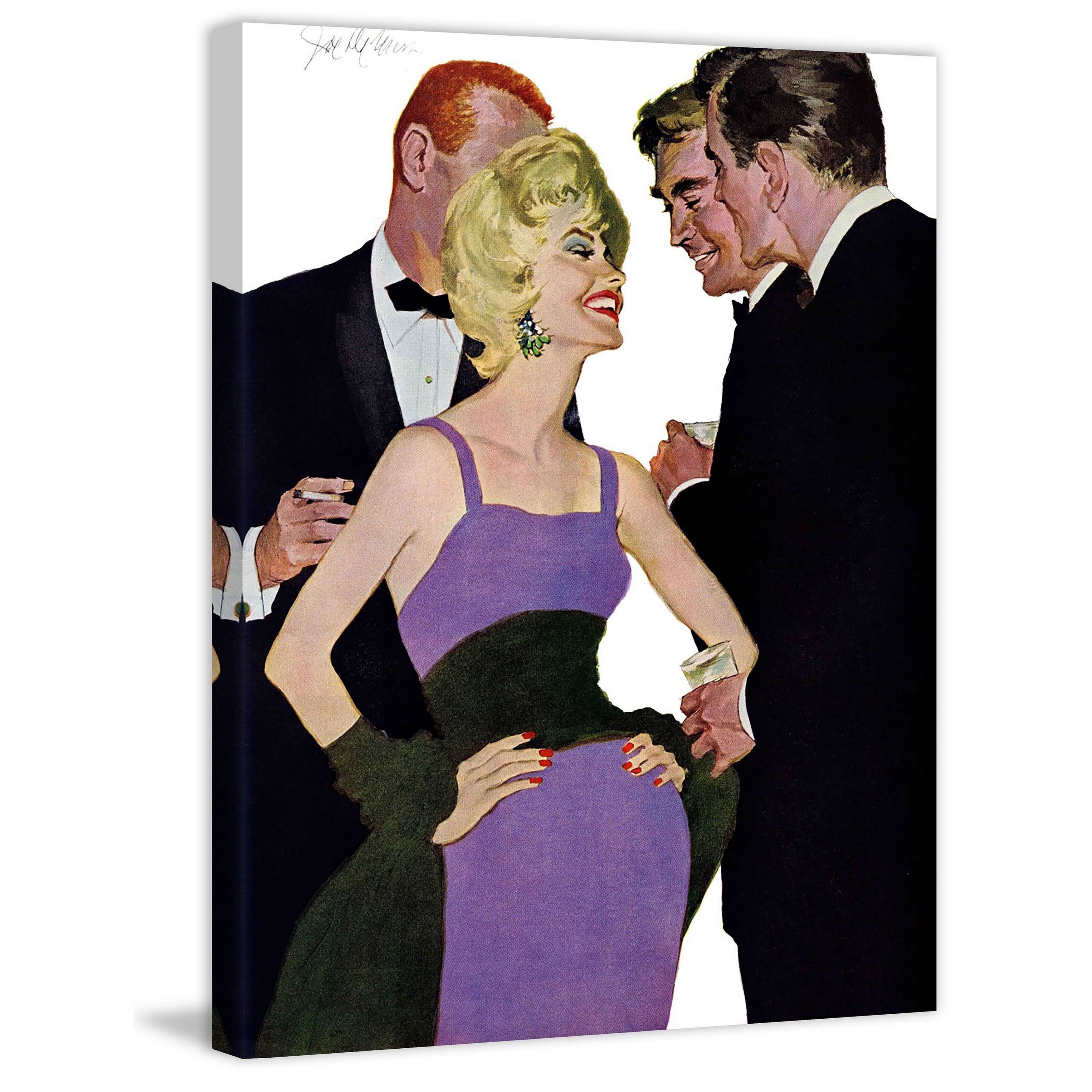 Marmont Hill "The Delectable Deceiver" by Joe de Mers Painting Print on Canvas