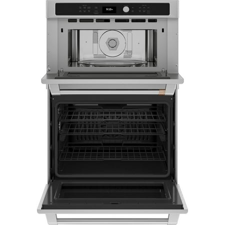 Café - 30" Built-In Electric Convection Wall Oven with Built-in Microwave and Advantium Technology, Customizable - Stainless Steel