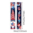 thumbnail image 2 of Hbdhejl 4Th Of July Decorations Outdoor Hanging American Flag Banners (2 Pcs), 2 of 4