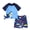 Blue shark, variant on Younger Tree Toddler Baby Boy Swimsuit Set Cartoon Short Sleeve Top Shorts Two Pieces Bathing Suit Swimwear Outfit for 18-24 Months