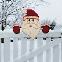 LHWEN Santa Peeper Christmas Fence Peeper Decoration Cute Fence Santa Snowman DIY Home Yard Garden Outdoor