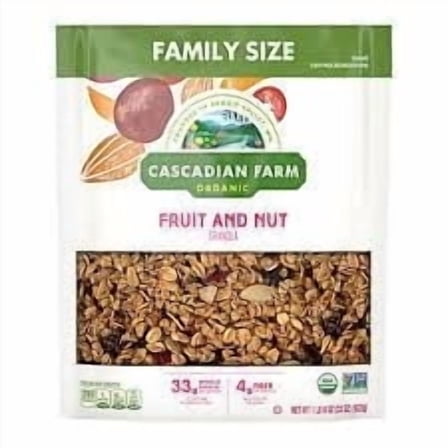 Cascadian Farm Fruit and Nut Granola, 22 oz.