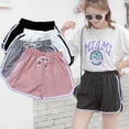 thumbnail image 1 of Pantalones cortos deportivos para mujer, pantalones casuales sueltos de pierna recta, pantalones cortos de estilo yoga adelgazantes de cintura alta y antideslumbrantes para ropa de abrigo, 1 of 3