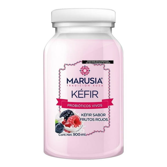 Probióticos vivos Marusia Kefri frutos rojos 900 ml