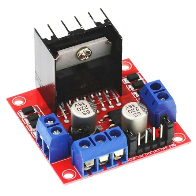 L298N Module de Contrôleur de Contrôleur de Moteur Pas à Double Pont en H pour Arduino