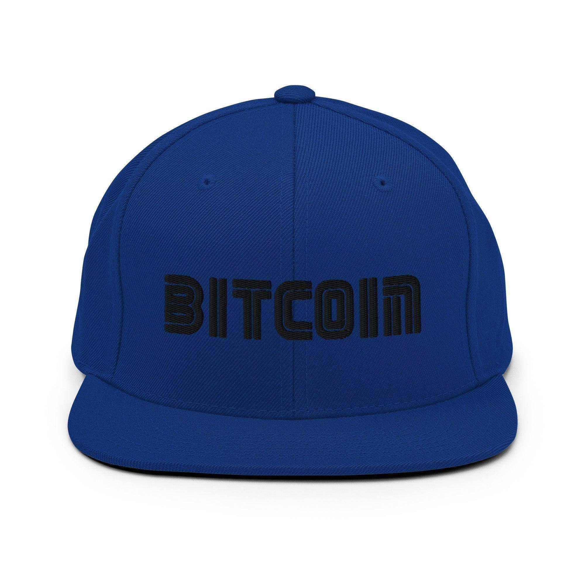 Bitcoin Cryptocurrency Snapback Hat