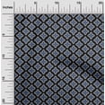 thumbnail image 1 of oneOone Cotton Poplin Black Fabric Flower Artistic Craft Projects Decor Fabric Printed By The Yard 56 Inch Wide, 1 of 4