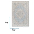 thumbnail image 3 of Livabliss Area Rugs for Living Room, 7x9 Avant Garde Traditional Taupe Rug, Bedroom Dining Room Home Decor Stain Resistant Carpet (6'7" x 9'6"), 3 of 5