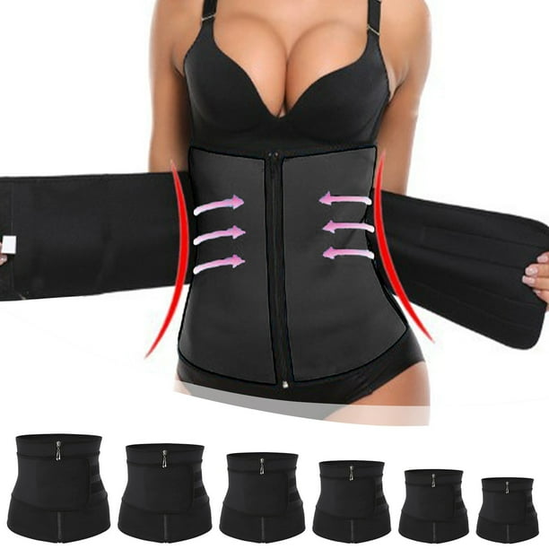 Faja Moldeadora de Cintura con Cremallera para Mujer, Corsé Moldeador de Belleza, Corsé Deportivo, Soporte de Cintura.