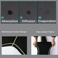 thumbnail image 4 of Men's Sports Running Set Compression Shirt + Pants Skin-Tight Long Sleeves Quick Dry Fitness Tracksuit Gym Yoga Suits,Black Blue,Adults/M, 4 of 4