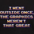 thumbnail image 3 of CafePress - The Graphics Weren't Great Dark T Shirt - Men's Classic Graphic Cotton T-Shirt, 3 of 4
