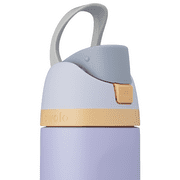 (4 pack) Owala FreeSip Stainless Steel Water Bottle, 24oz, Cloud 9 Light Purple