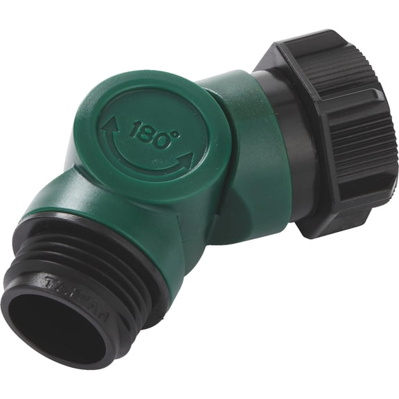 Melnor Plastic Swivel Hose Connector - 3/4 In. FNH x 3/4 In. MNH - Multicolor