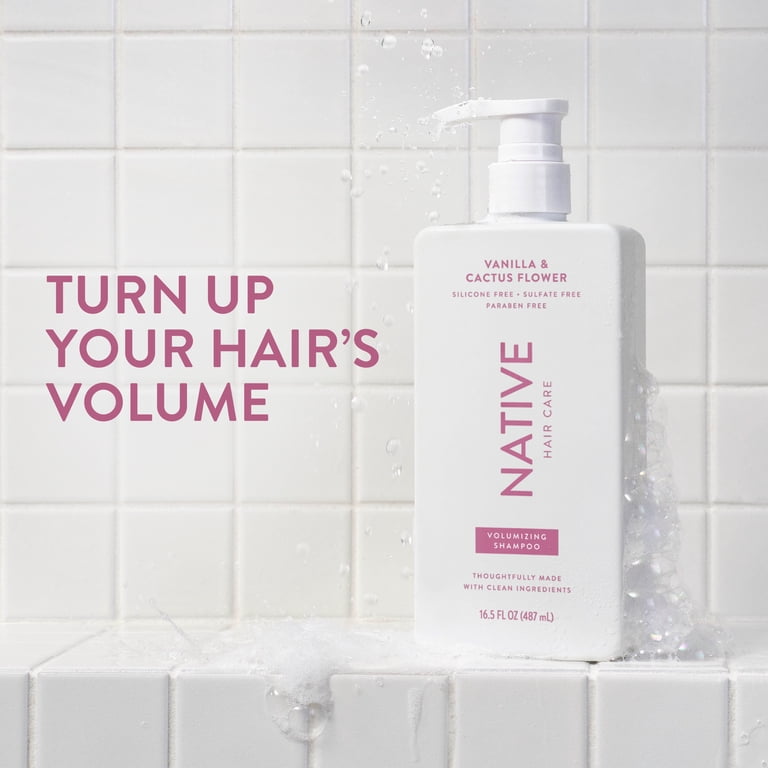Native Sulfate-Free Shampoo, Vanilla & Cactus Flower, Volumizing