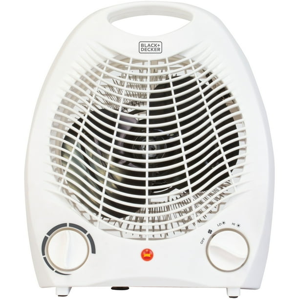BLACK+DECKER Manual Heater Fan with Thermostat Control and Auto Shutoff