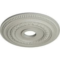 thumbnail image 3 of Ekena Millwork 18"OD x 3 3/8"ID x 7/8"P Oldham Ceiling Medallion (Fits Canopies up to 8 5/8"), Hand-Painted Pot of Cream, 3 of 6