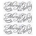thumbnail image 1 of 3Pcs English Letters Pattern Wall Sticker DIY Wall Decal Wallpaper for Home Living Room Decor, 1 of 10