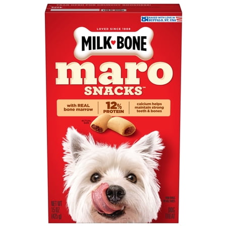 Milk Bone MaroSnacks Small Dog Treats With Bone Marrow, 15 ozs