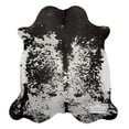 thumbnail image 2 of Black Speckled Cowhide Rug, 6x7 ft, Genuine Leather, Natural Cowhide for Modern & Rustic Decor, 2 of 6