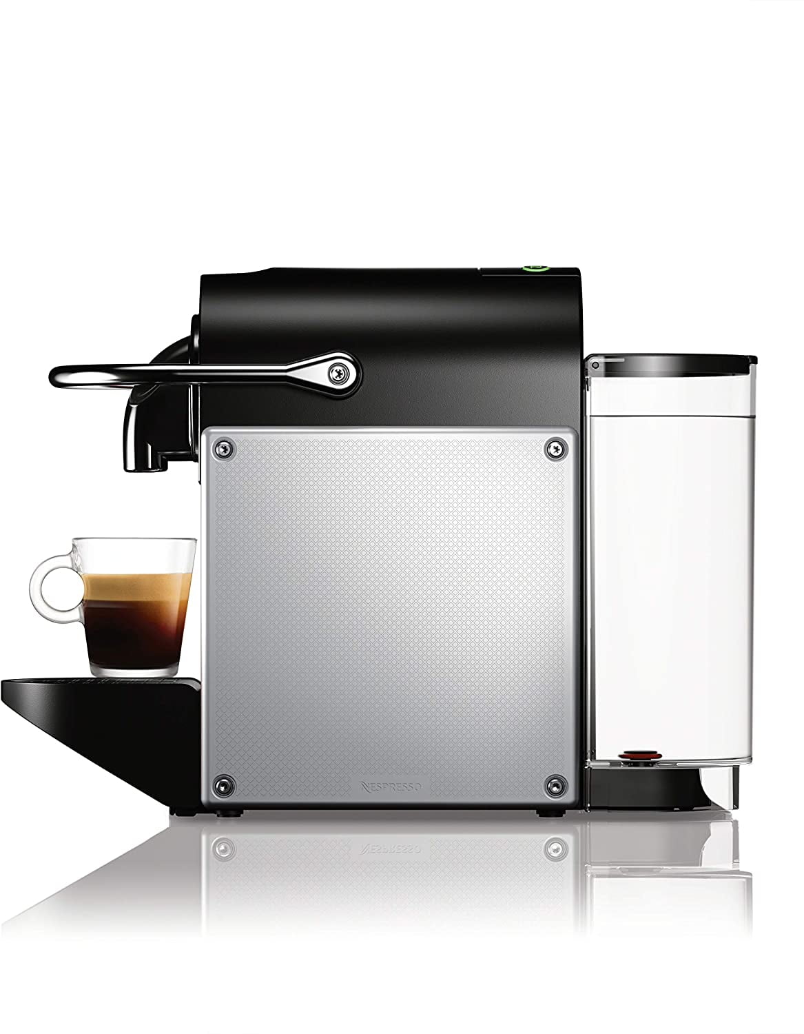 Tirannie versus Lotsbestemming Nespresso by De'Longhi Pixie Single-Serve Espresso Machine with Simplified  Water Tank in Aluminum - Walmart.com