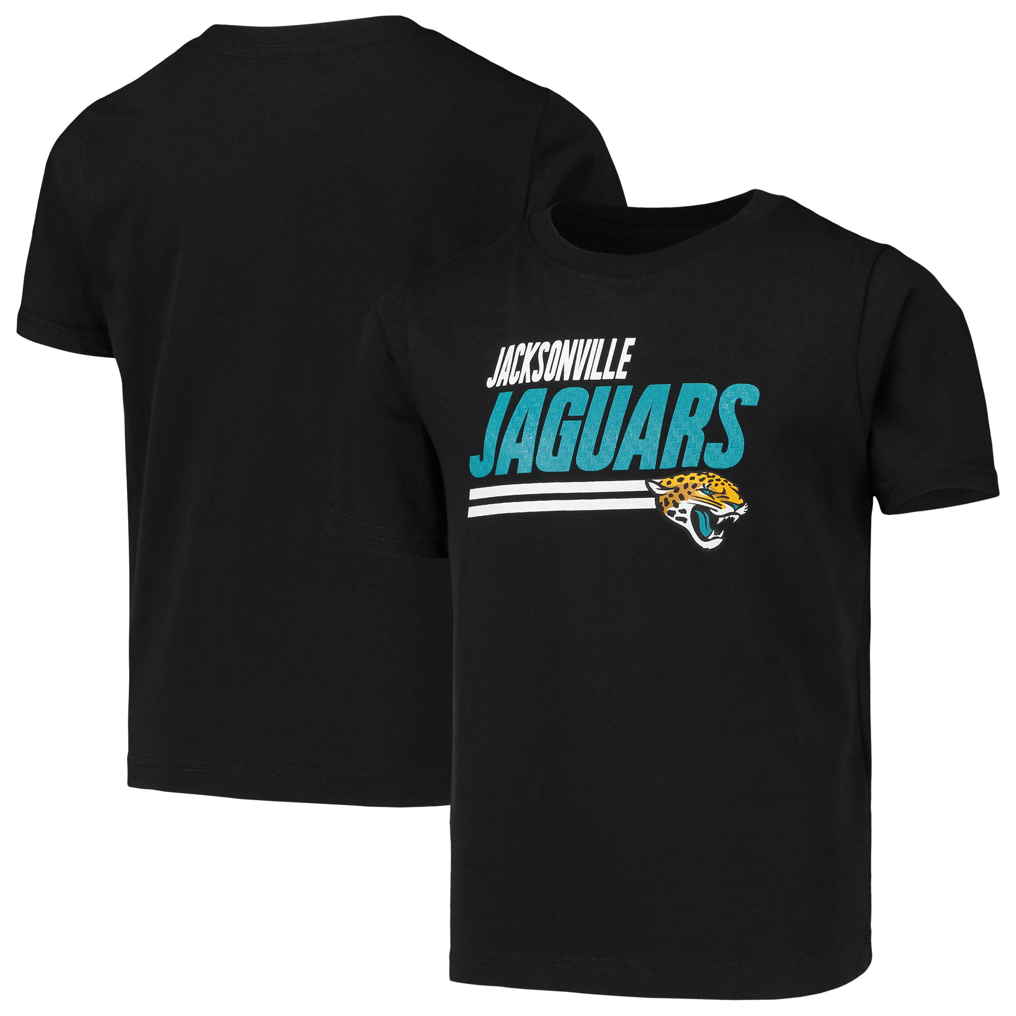 Youth Black Jacksonville Jaguars Lined T-Shirt - Walmart.com
