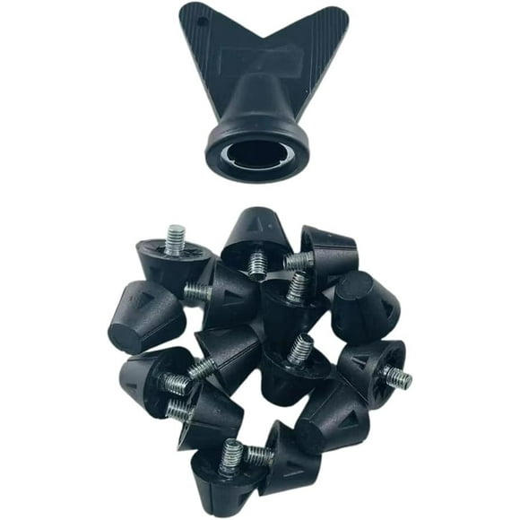Yazoeia 12Pcs/pack Football Boot Studs for Adults Boy Girl Kid Shoes Football Studs Replacement Safety Football Studs CJC912-177949