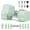 light green, variant on 20LBS Adjustable Dumbbell Set, 4 in 1 Free Weights Dumbbells Set for,4lb 6lb 8lb 10lb, with Metal Non Slip Handle，Quick Change，Home Gym Strength Training Equipment for Men and Women